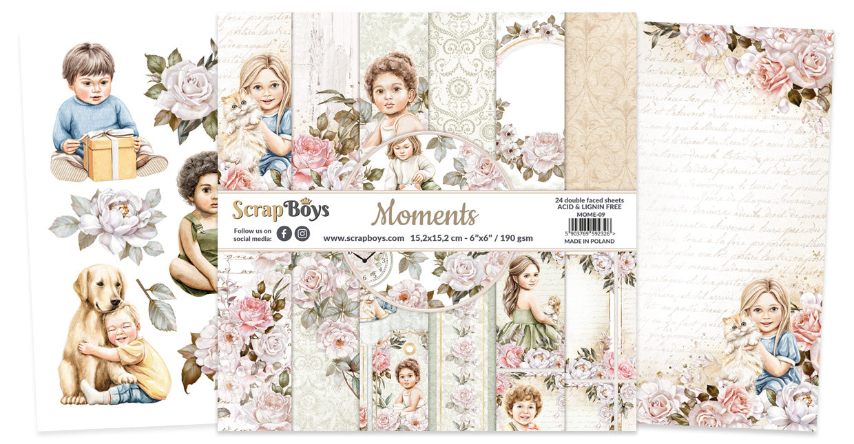 MOMENTS 6X6IN PAPER PAD 15.2 X 15.2CM MOME-09