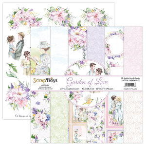 GARDEN OF LOVE  12 X 12 PAPER SET GALO  08