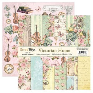 VICTORIAN HOME 12" X 12"  PAPER SET VIHO 08