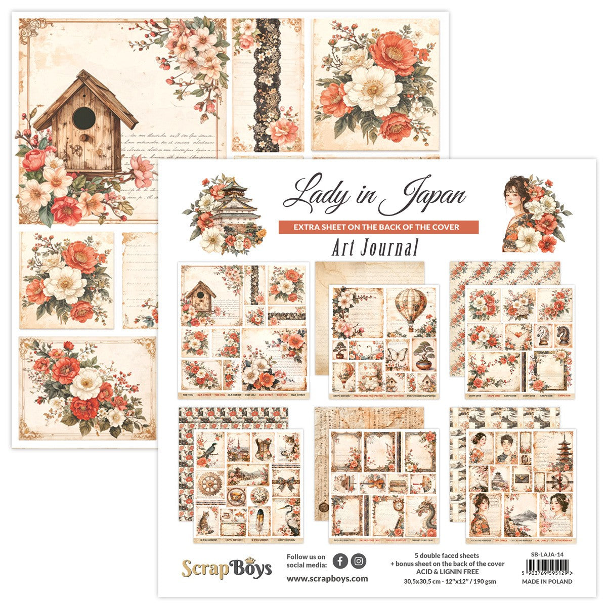LADY IN JAPAN  ART JOURNAL   LAJA 14