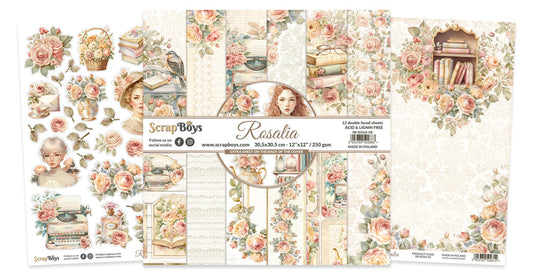 ROSALIA 12 X 12 PAPER SET ROSA - 08