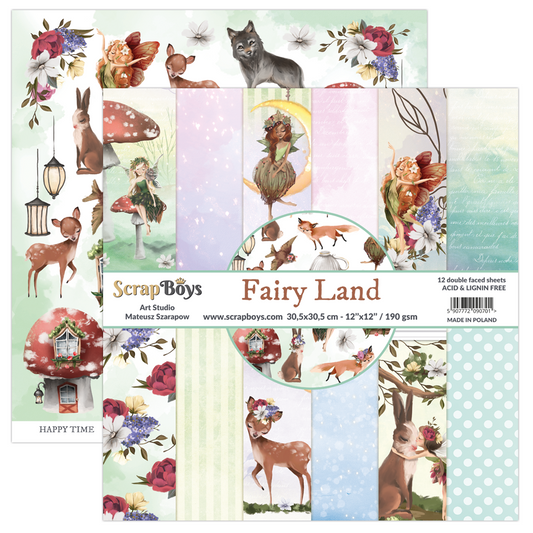 FAIRY LAND 12 X 12 PAPER SET FALA08