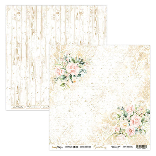 SPECIAL DAY 12 X 12 SINGLE PAPER SHEET 10PK SPDA -02