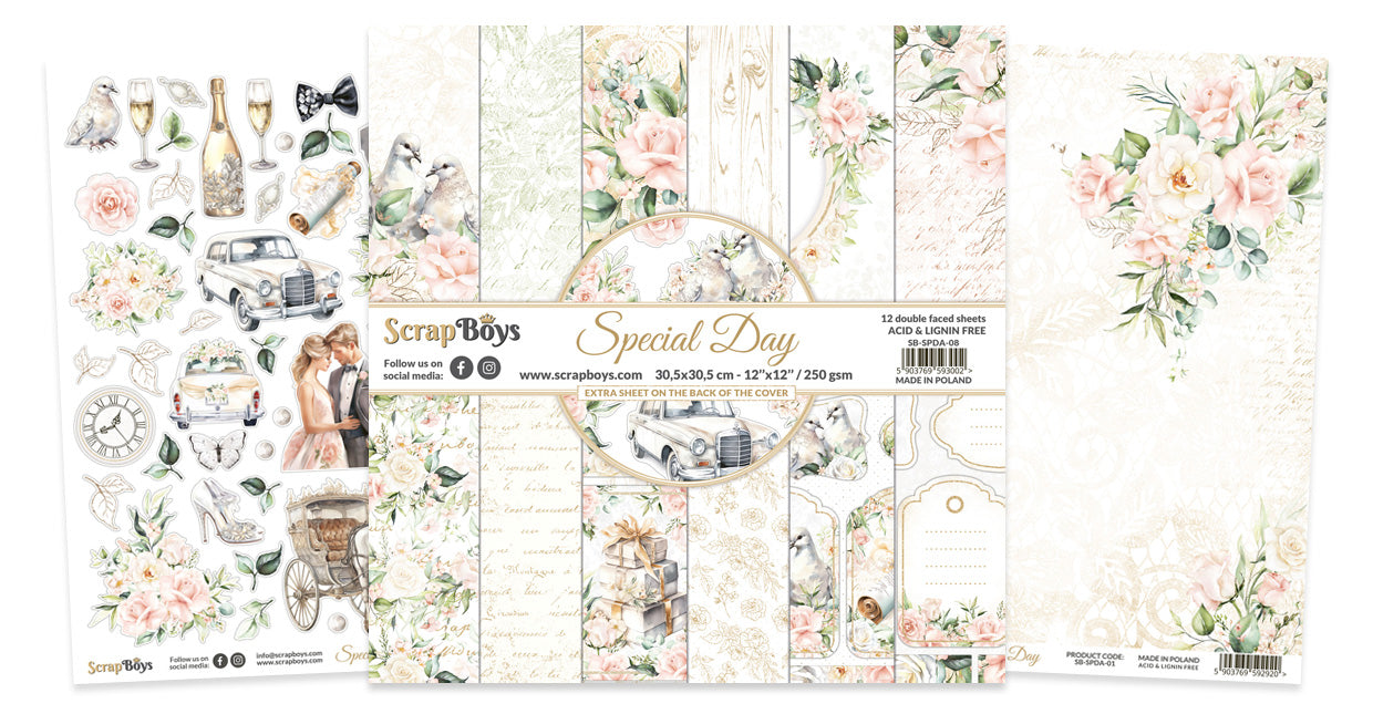 SPECIAL DAY 12 X 12 PAPER SET SPDA -08