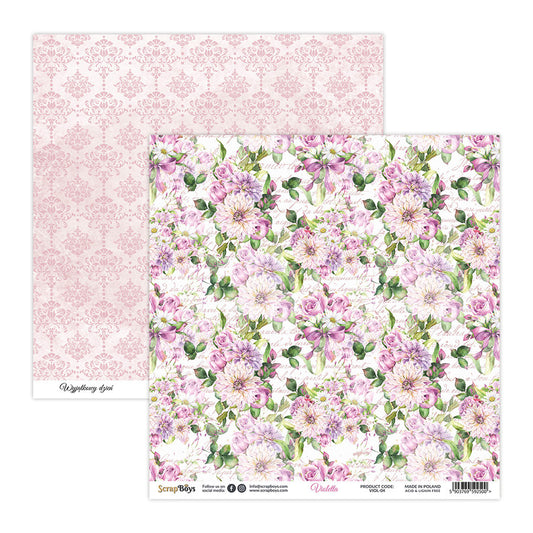 VIOLETTA 12 X 12 SINGLE PAPER SHEET 10PK VIOL- 04