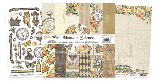 HOUSE OF SCIENCE 12 X 12 PAPER SET HOSC-08