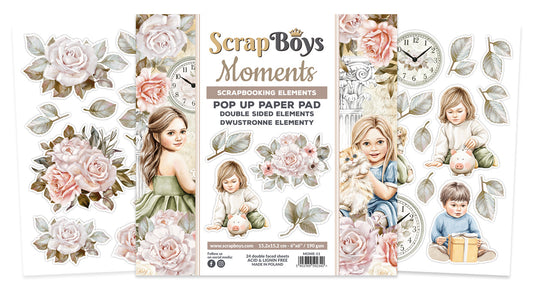 MOMENTS POP UP PAPER PAD 6X6IN  MOME-11