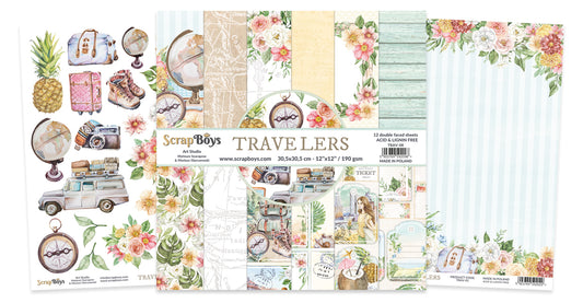 TRAVELERS 12 X 12 PAPER SET TRAV-08